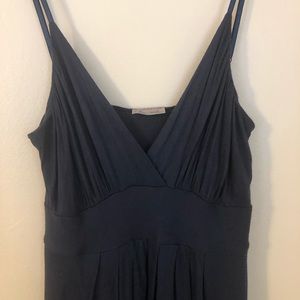 Navy jersey dress